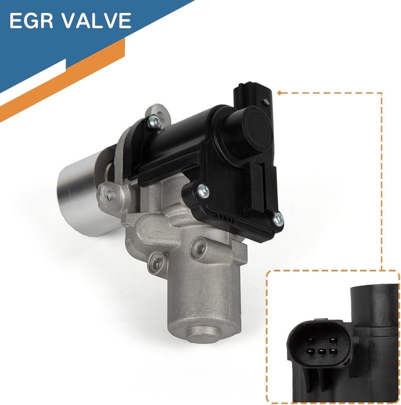 Baxzl EGV1151 EGR Valve for Ford F-250 F-350 F-450 F-550 Super Duty 2008 2009 2010 6.4L V8 Replaces EGR4511 8C3Z9D475D EGR19123 4F2061 70-6342 706342 1902-485442 1902485442 - Image 3